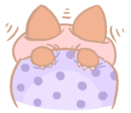 Cute red girl with Wolf story tale sticker #5731029