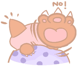 Cute red girl with Wolf story tale sticker #5731031