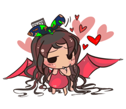 Backpacker Girl sticker #5731285