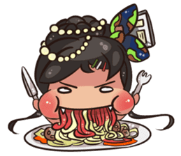 Backpacker Girl sticker #5731297