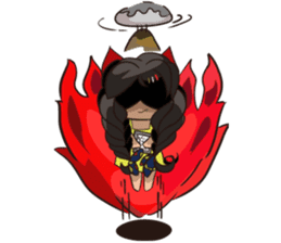 Backpacker Girl sticker #5731303