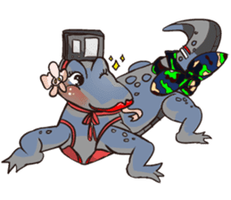 Backpacker Girl sticker #5731305