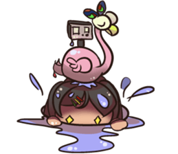 Backpacker Girl sticker #5731310