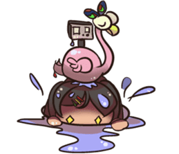 Backpacker Girl sticker #5731310