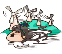 Backpacker Girl sticker #5731312