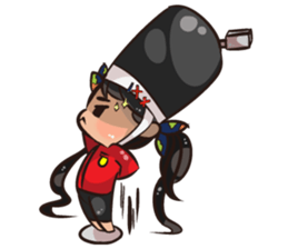 Backpacker Girl sticker #5731315