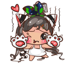 Backpacker Girl sticker #5731320