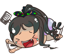 Backpacker Girl sticker #5731322