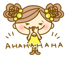 moka&moko Sticker Summer ver. sticker #5731487