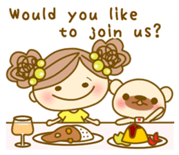 moka&moko Sticker Summer ver. sticker #5731505