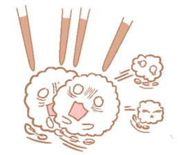 wasabi and meshi friends sticker #5731925