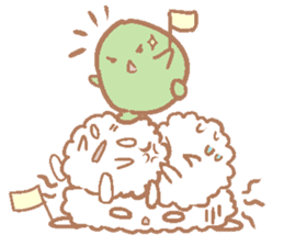 wasabi and meshi friends sticker #5731931