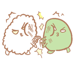 wasabi and meshi friends sticker #5731932
