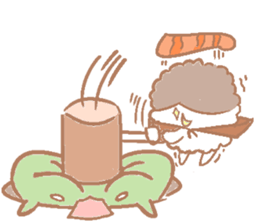 wasabi and meshi friends sticker #5731950