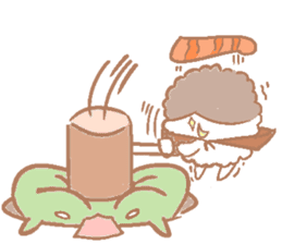 wasabi and meshi friends sticker #5731950