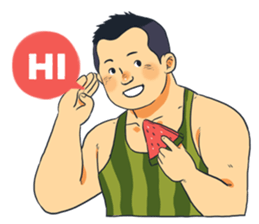Watermelon-san sticker #5732404