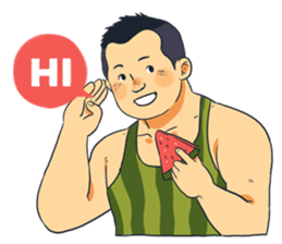 Watermelon-san sticker #5732404