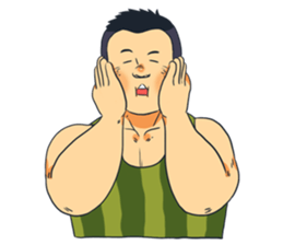 Watermelon-san sticker #5732406