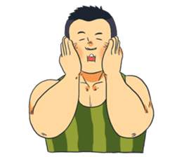 Watermelon-san sticker #5732406