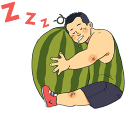 Watermelon-san sticker #5732409