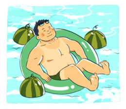 Watermelon-san sticker #5732412