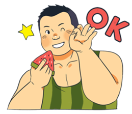 Watermelon-san sticker #5732413
