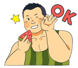 Watermelon-san sticker #5732413
