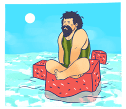 Watermelon-san sticker #5732441