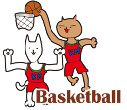 Cat high school students. sticker #5732456