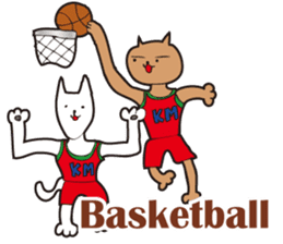 Cat high school students. sticker #5732456