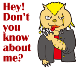 Cat high school students. sticker #5732477