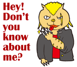 Cat high school students. sticker #5732477