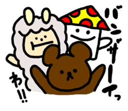 One thing threesome sticker #5733443