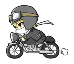 Girl's Rider sticker #5733804