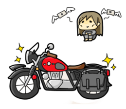 Girl's Rider sticker #5733808