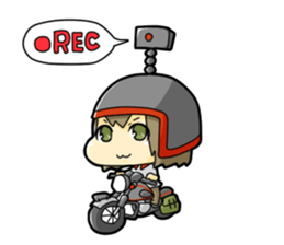 Girl's Rider sticker #5733809