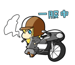 Girl's Rider sticker #5733828