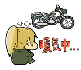Girl's Rider sticker #5733830