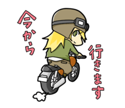 Girl's Rider sticker #5733832