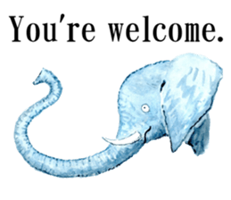 Greeting in Animal's State(English) sticker #5734055