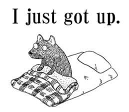 Greeting in Animal's State(English) sticker #5734058