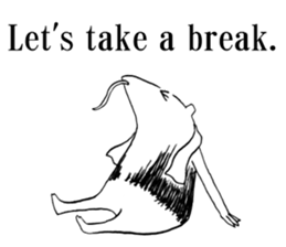 Greeting in Animal's State(English) sticker #5734079