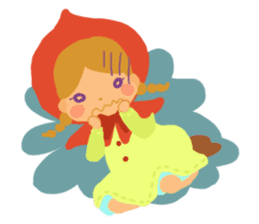 Fairy tales girl sticker #5734226