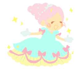 Fairy tales girl sticker #5734242
