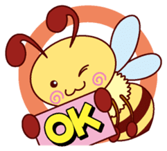 Little Bee English version sticker #5734359