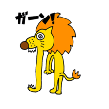 strange animai sticker #5734377