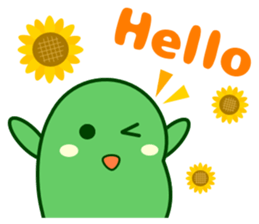 Mamesuke the Edamame Sticker sticker #5734805