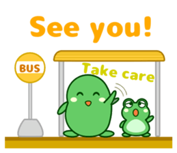 Mamesuke the Edamame Sticker sticker #5734809