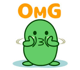 Mamesuke the Edamame Sticker sticker #5734819