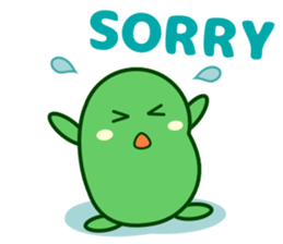 Mamesuke the Edamame Sticker sticker #5734823